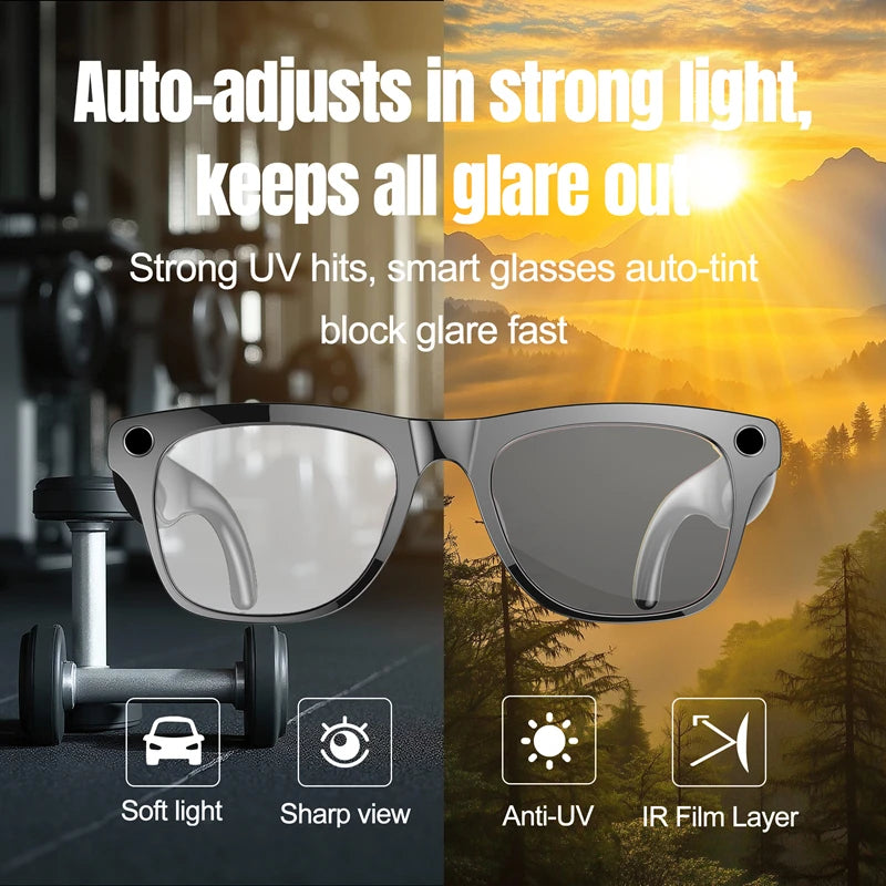 AI Smart Glasses with Bluetooth Calling — view 2