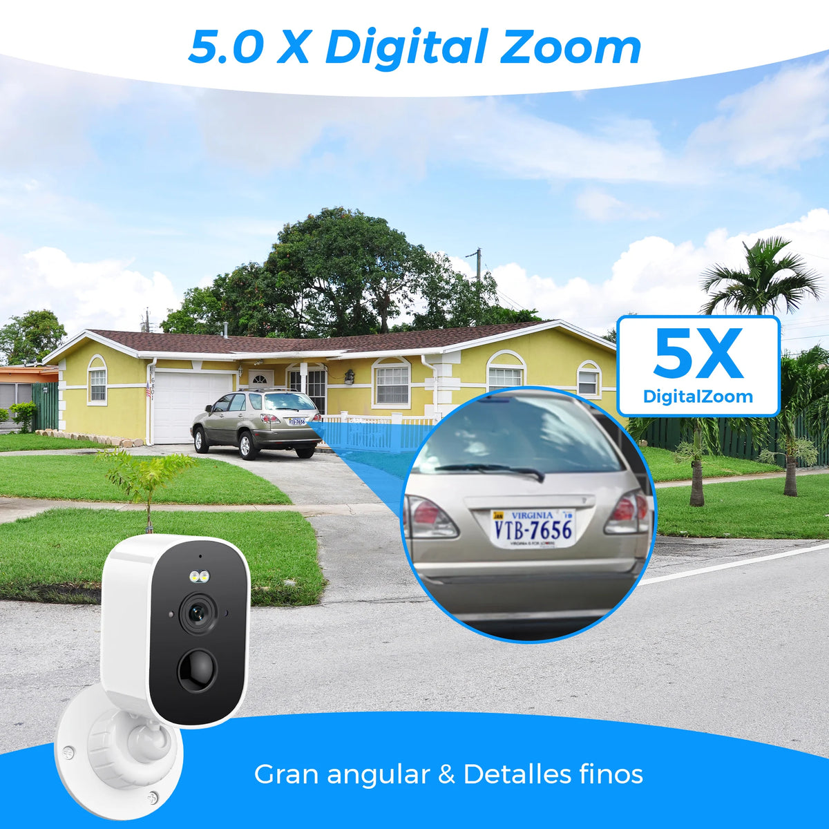 Solar Powered Outdoor Security Camera — view 3
