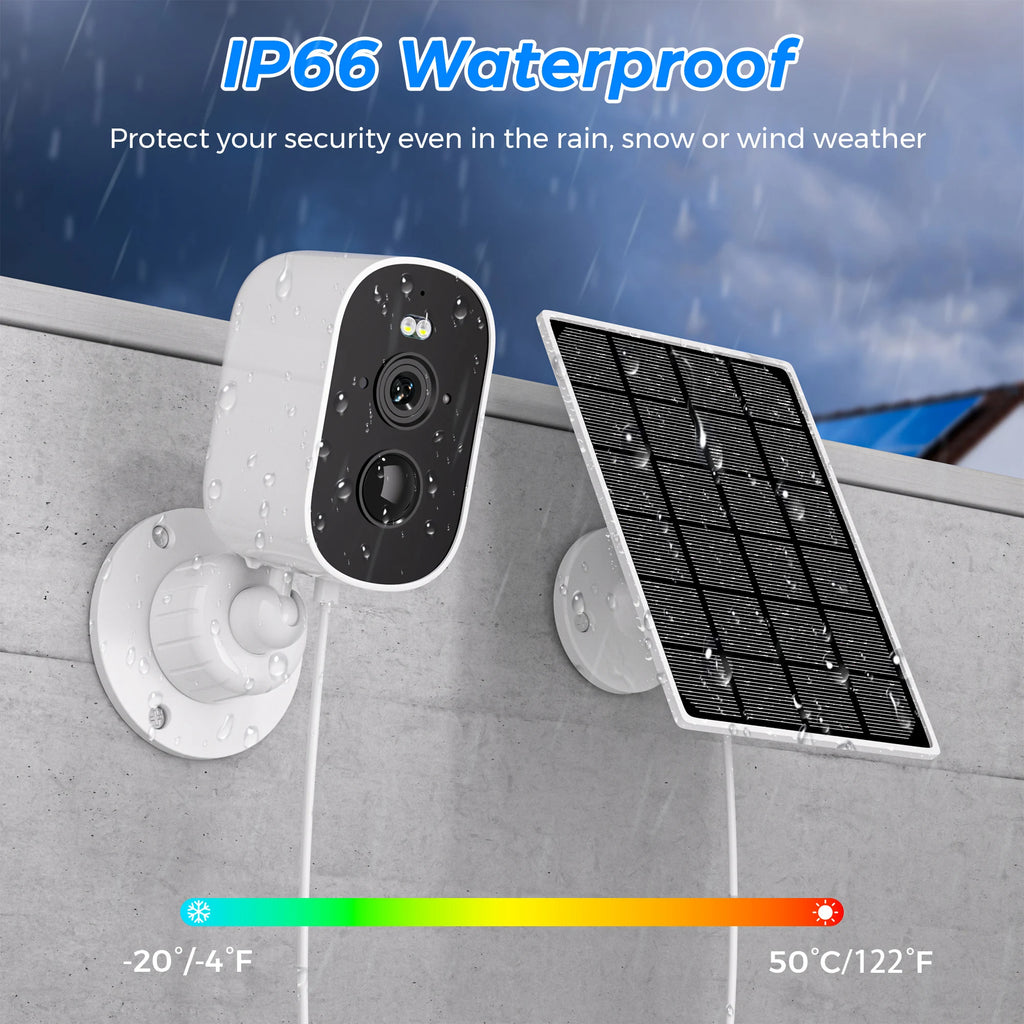 Solar Powered Outdoor Security Camera — view 4