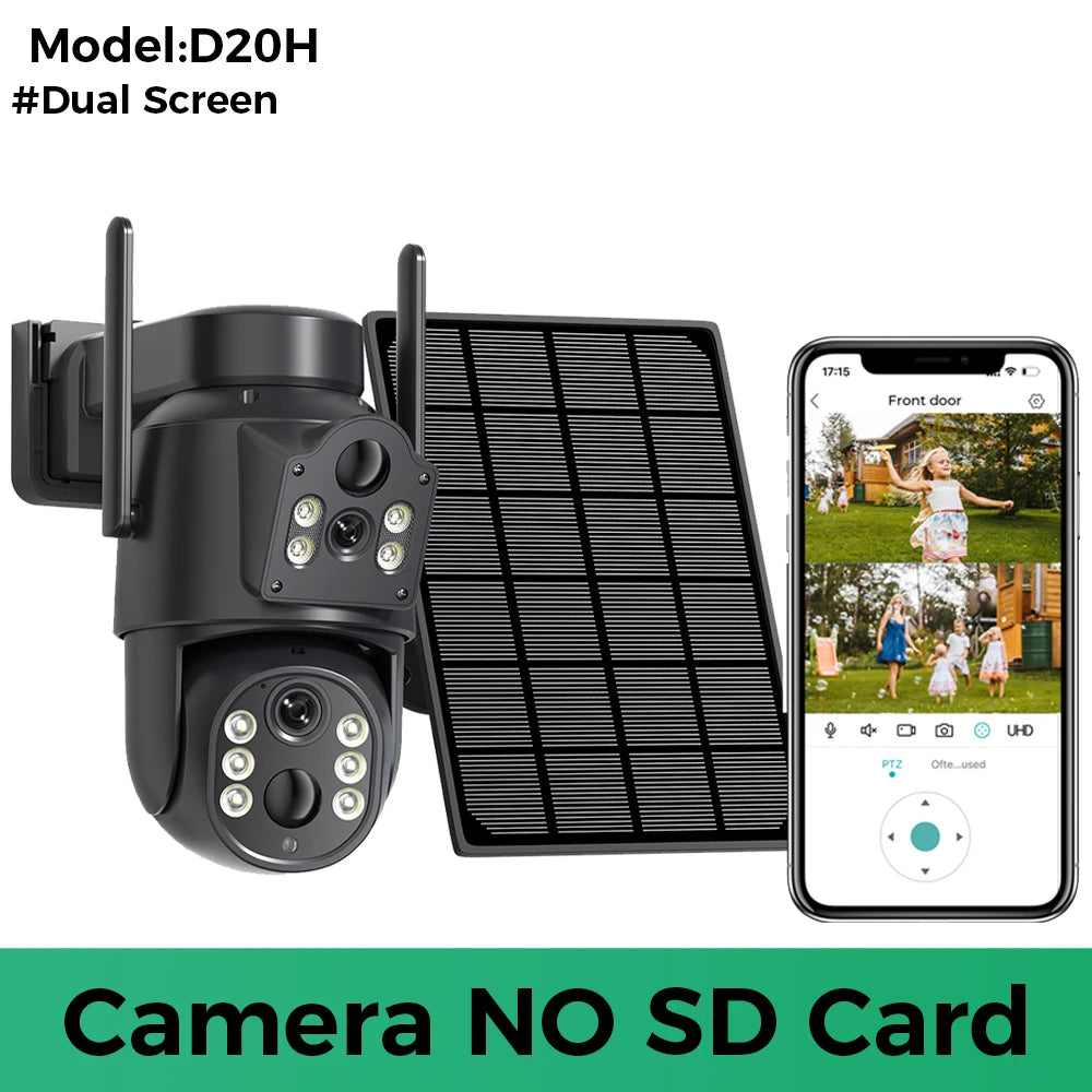 Dual Lens Solar Camera 4K WiFi Outdoor — view 7